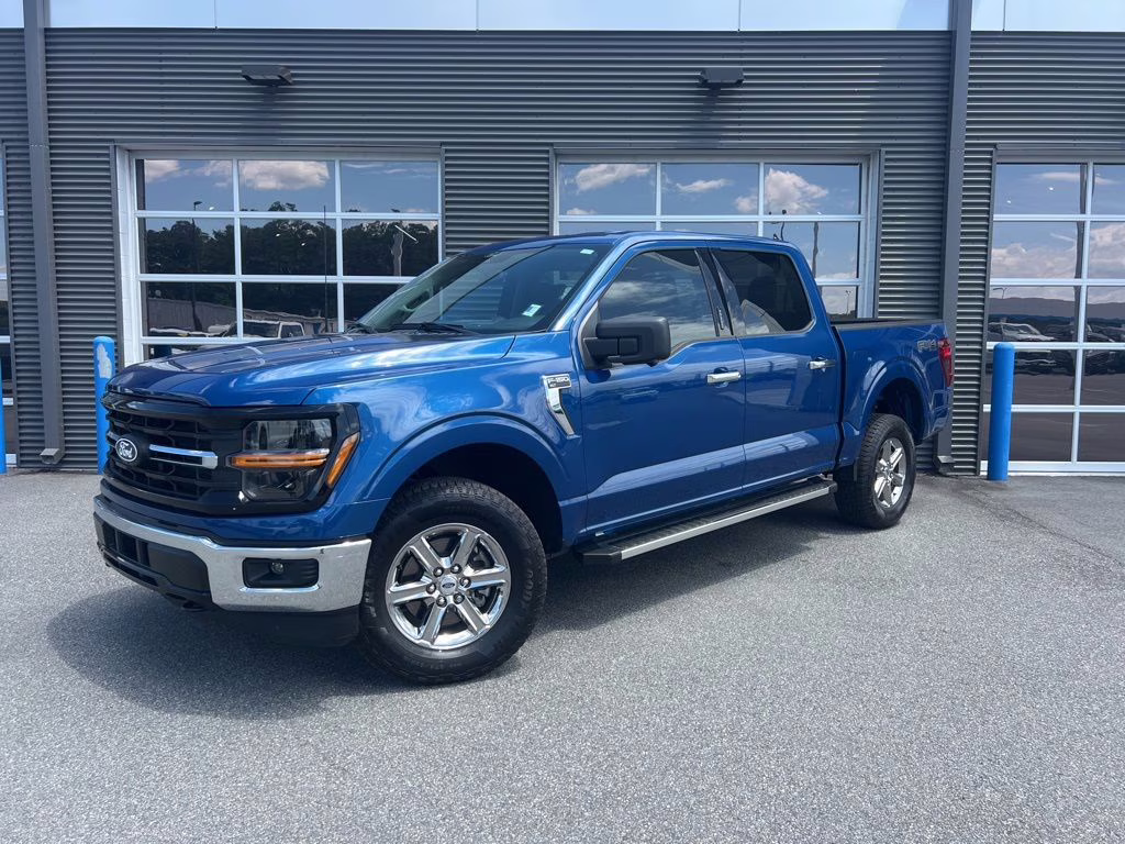 2024 Blue Metallic Ford F-150 XLT 4X4 Truck