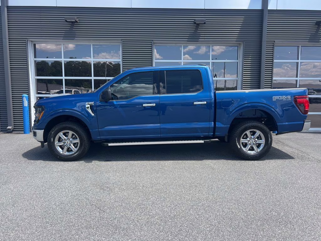 2024 Blue Metallic Ford F-150 XLT 4X4 Truck