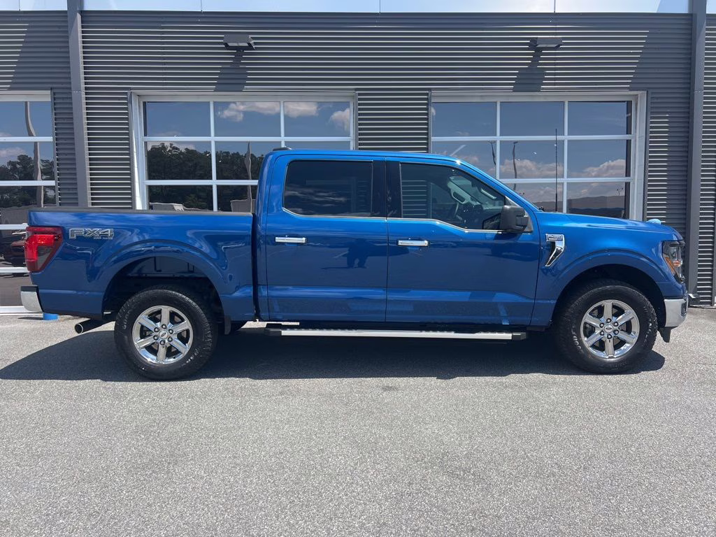 2024 Blue Metallic Ford F-150 XLT 4X4 Truck