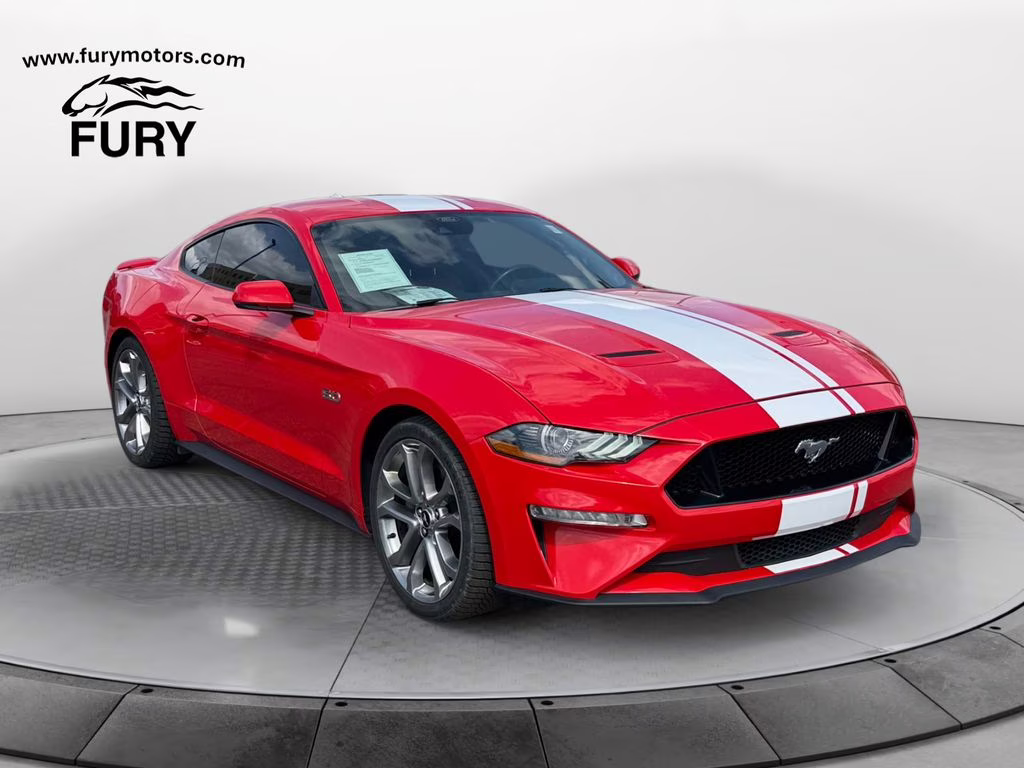 2022 Race Red Ford Mustang GT Premium RWD Coupe