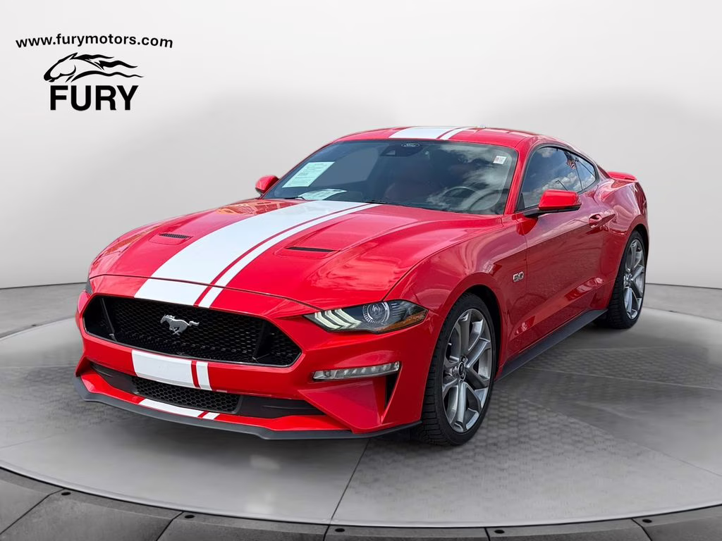 2022 Race Red Ford Mustang GT Premium RWD Coupe