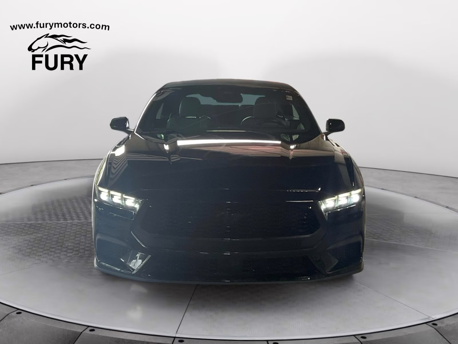2025 Black Ford Mustang EcoBoost Premium RWD Convertible