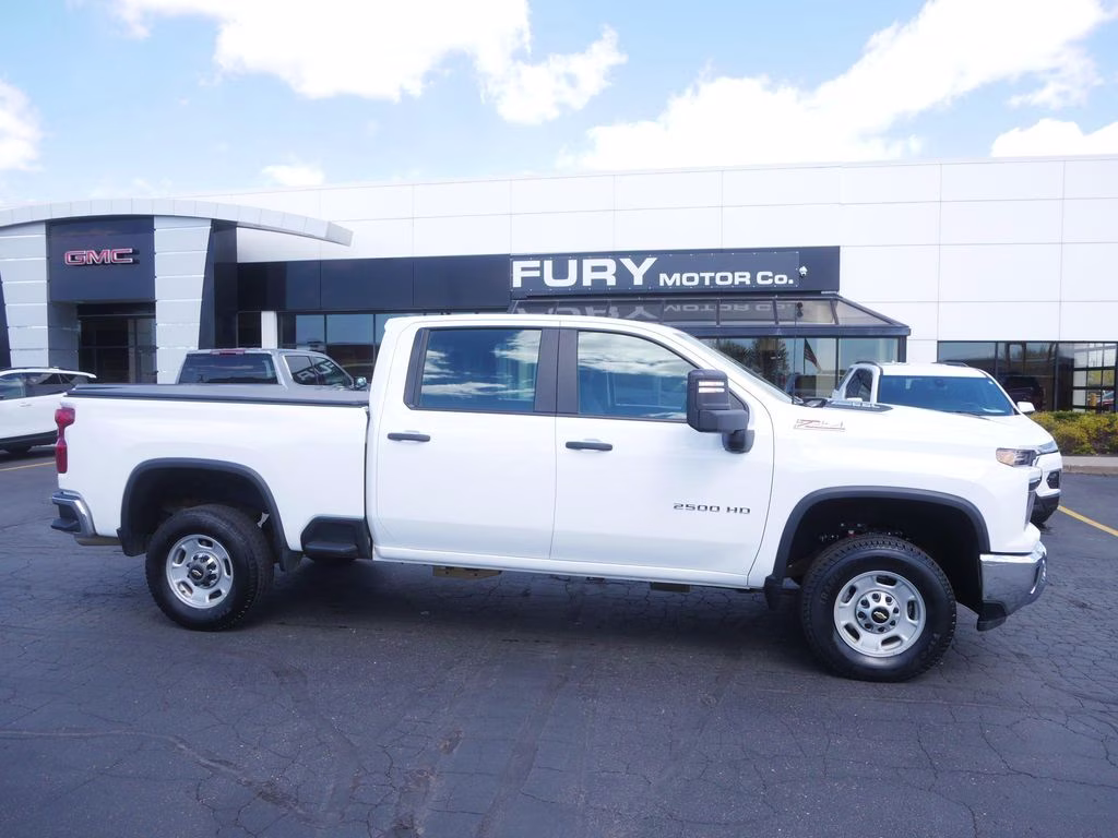 2025 Summit White Chevrolet Silverado 2500HD Work Truck 4X4 Truck