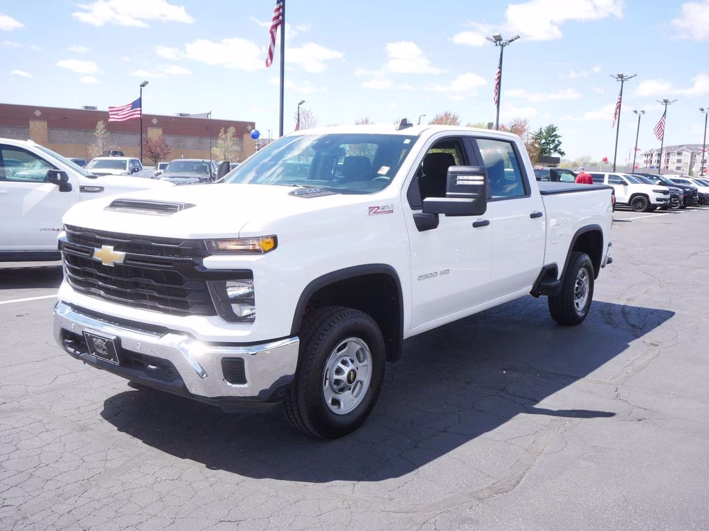 2025 Summit White Chevrolet Silverado 2500HD Work Truck 4X4 Truck