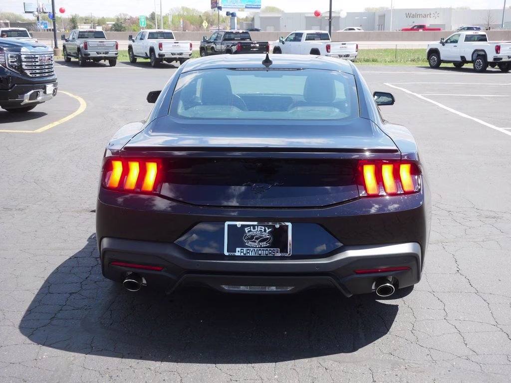 2024 Shadow Black Ford Mustang EcoBoost Premium RWD Coupe