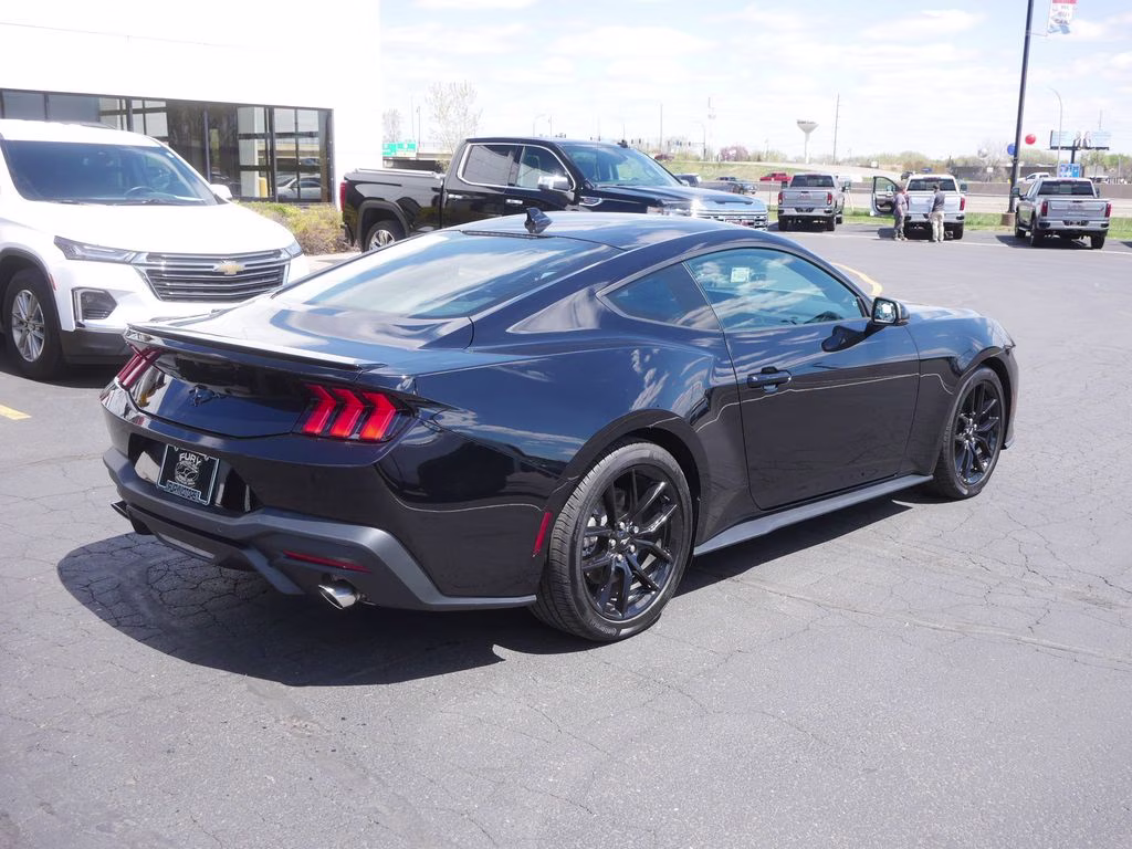 2024 Shadow Black Ford Mustang EcoBoost Premium RWD Coupe