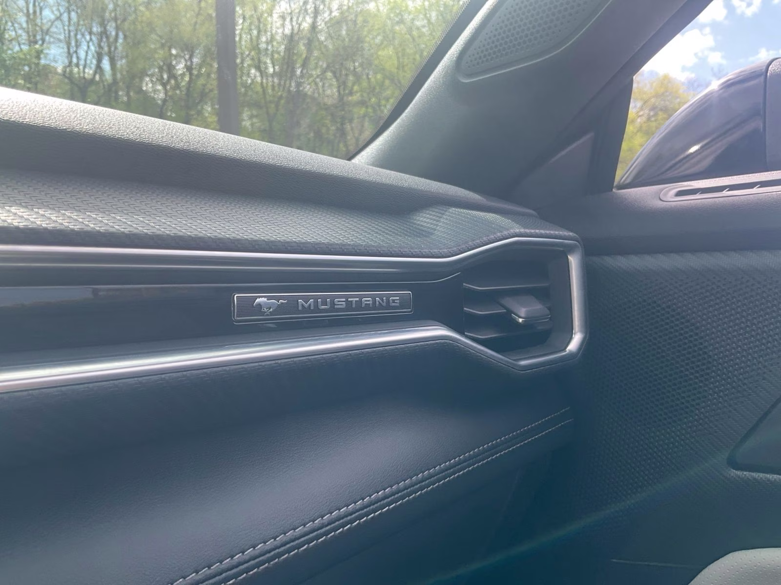 2025 Shadow Black Ford Mustang EcoBoost Premium RWD Convertible