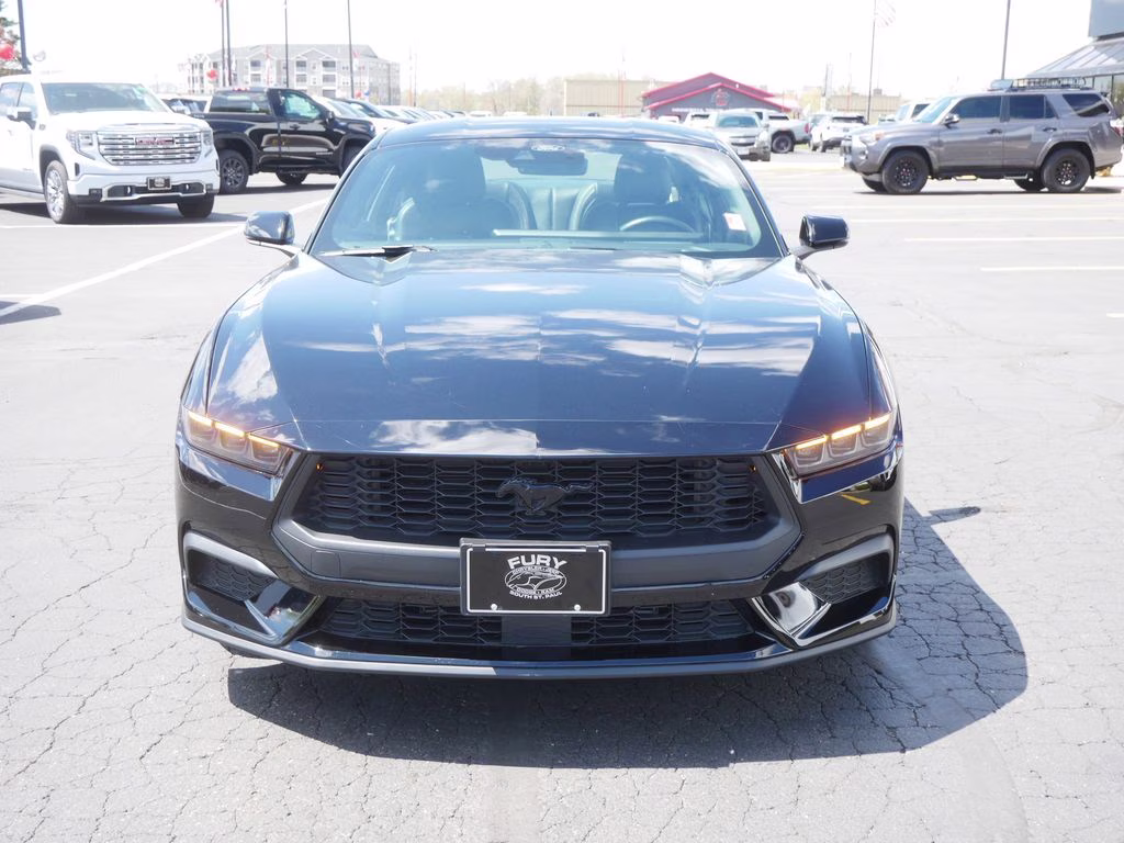 2024 Shadow Black Ford Mustang EcoBoost Premium RWD Coupe