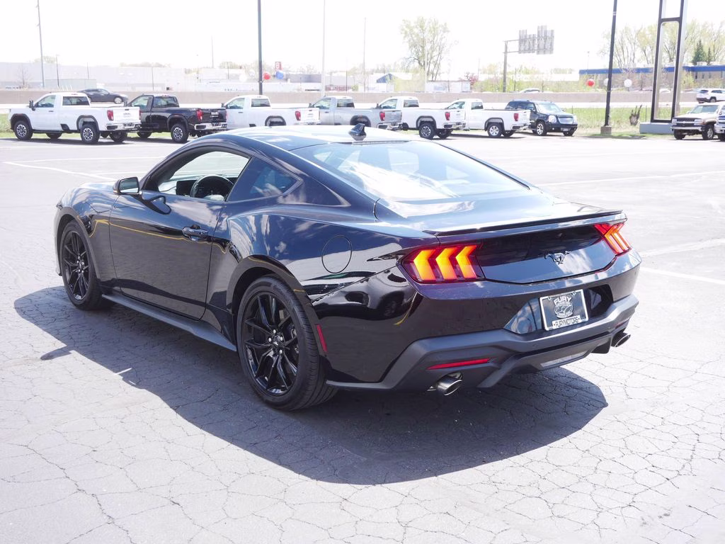 2024 Shadow Black Ford Mustang EcoBoost Premium RWD Coupe