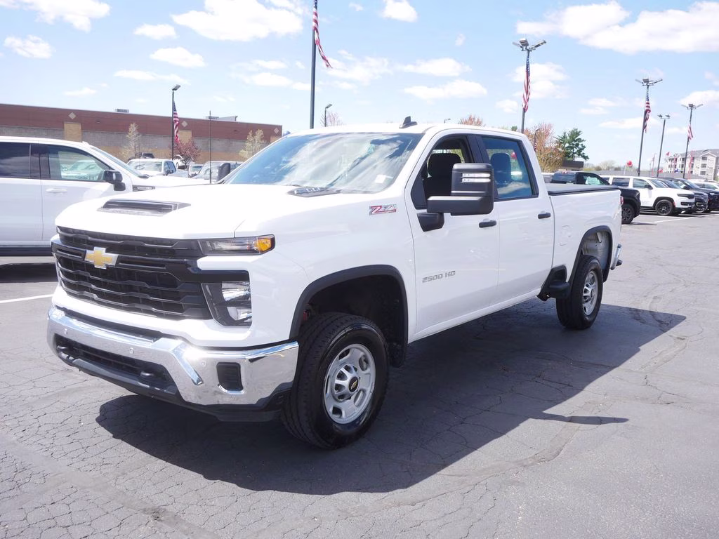 2025 Summit White Chevrolet Silverado 2500HD Work Truck 4X4 Truck