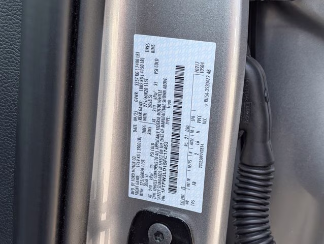 2025 Silver Metallic Ford F-150 XLT 4X4 Truck