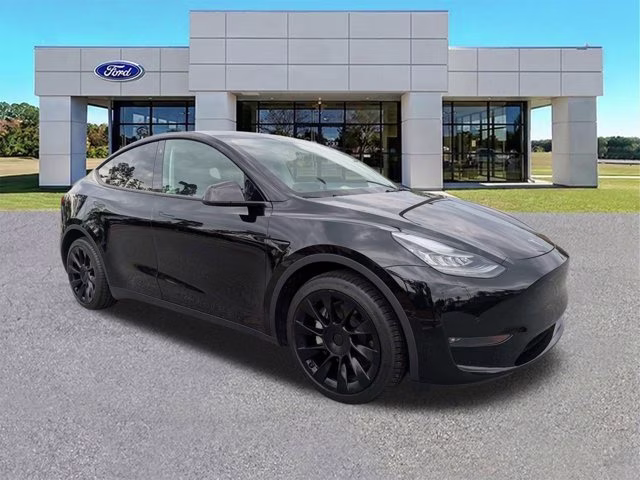 2021 Black Tesla Model Y Long Range AWD SUV