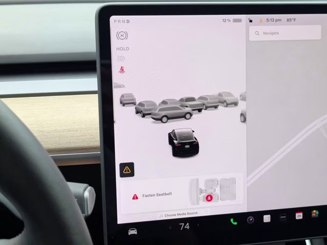 2021 Black Tesla Model Y Long Range AWD SUV