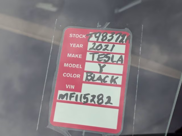 2021 Black Tesla Model Y Long Range AWD SUV