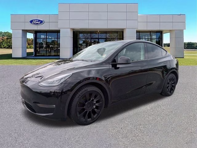 2021 Black Tesla Model Y Long Range AWD SUV