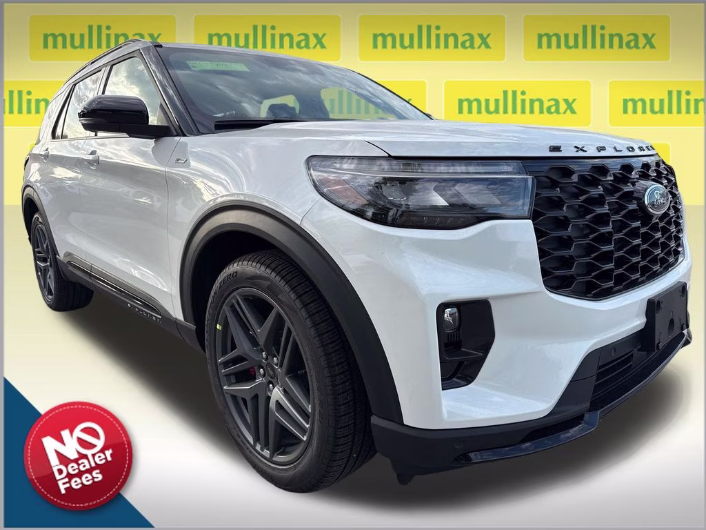 2026 Star White Metallic TC Ford Explorer ST-Line RWD SUV