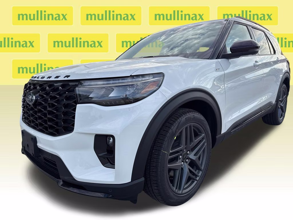 2026 Star White Metallic TC Ford Explorer ST-Line RWD SUV