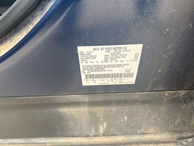 2016 Blue Ford Explorer XLT 4X4 SUV