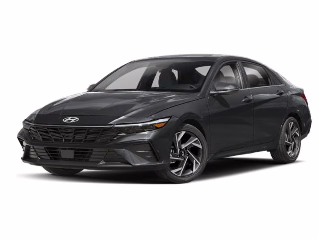 2025 Abyss Black Hyundai Elantra Hybrid Limited FWD Sedan