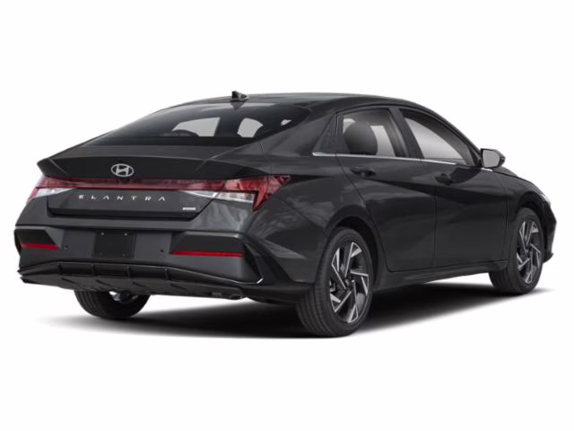 2025 Abyss Black Hyundai Elantra Hybrid Limited FWD Sedan