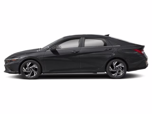 2025 Abyss Black Hyundai Elantra Hybrid Limited FWD Sedan