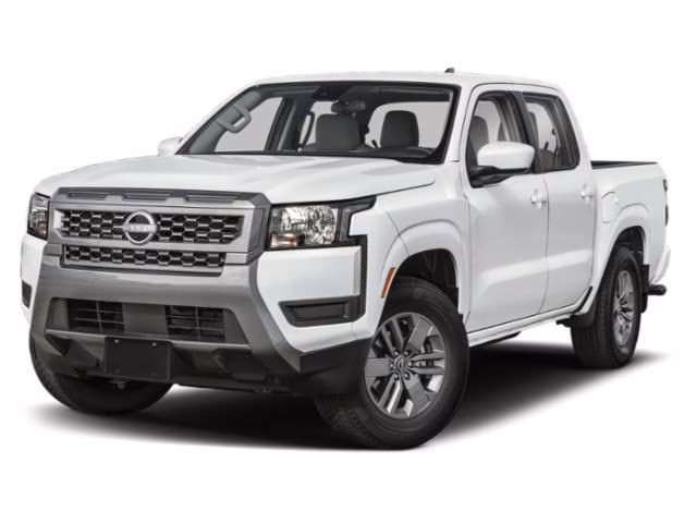 2026 Glacier White Nissan Frontier SV 4X4 Truck