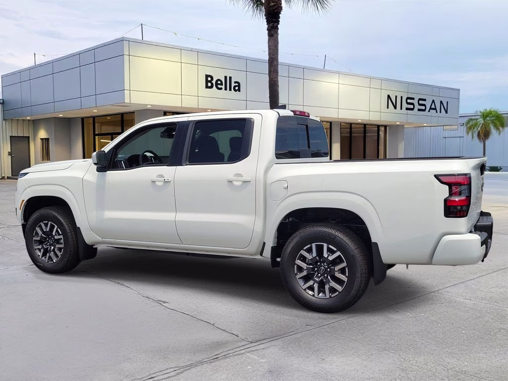 2026 Glacier White Nissan Frontier SV 4X4 Truck