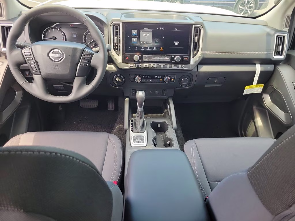 2026 Glacier White Nissan Frontier SV 4X4 Truck