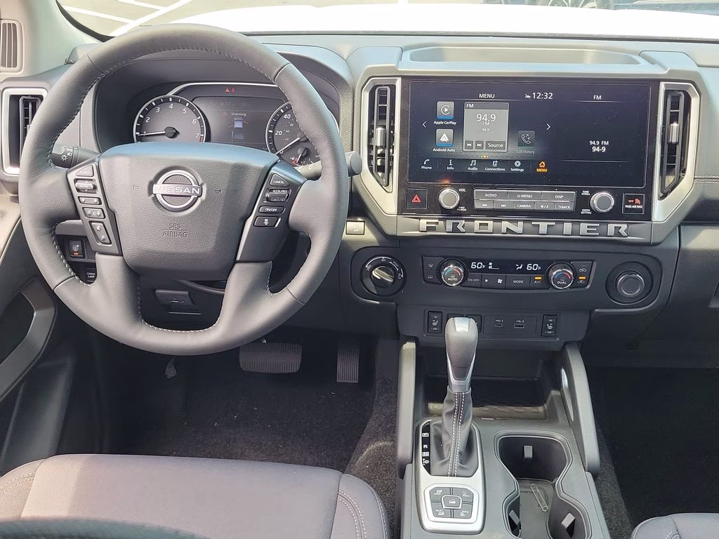 2026 Glacier White Nissan Frontier SV 4X4 Truck
