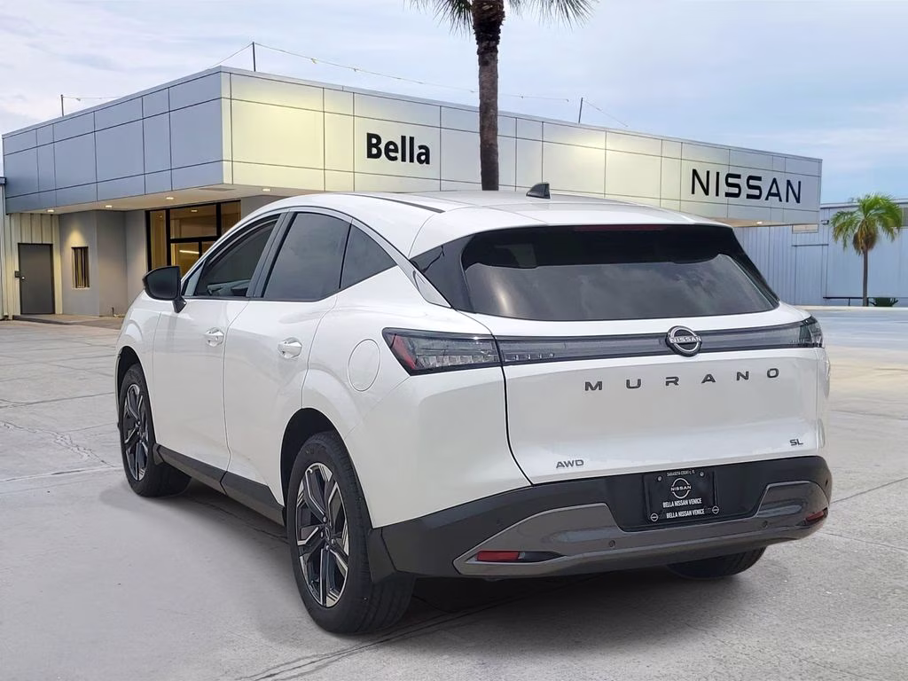 2026 Everest White Pearl Tricoat Nissan Murano SL AWD SUV
