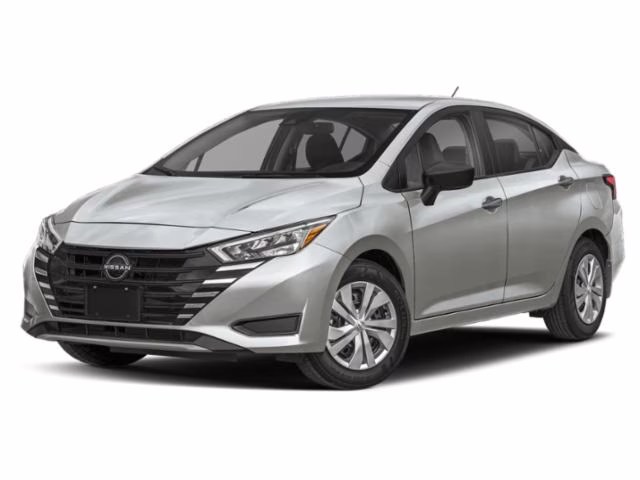2025 Brilliant Silver Metallic Nissan Versa 1.6 S FWD Sedan