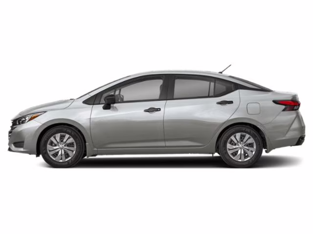 2025 Brilliant Silver Metallic Nissan Versa 1.6 S FWD Sedan