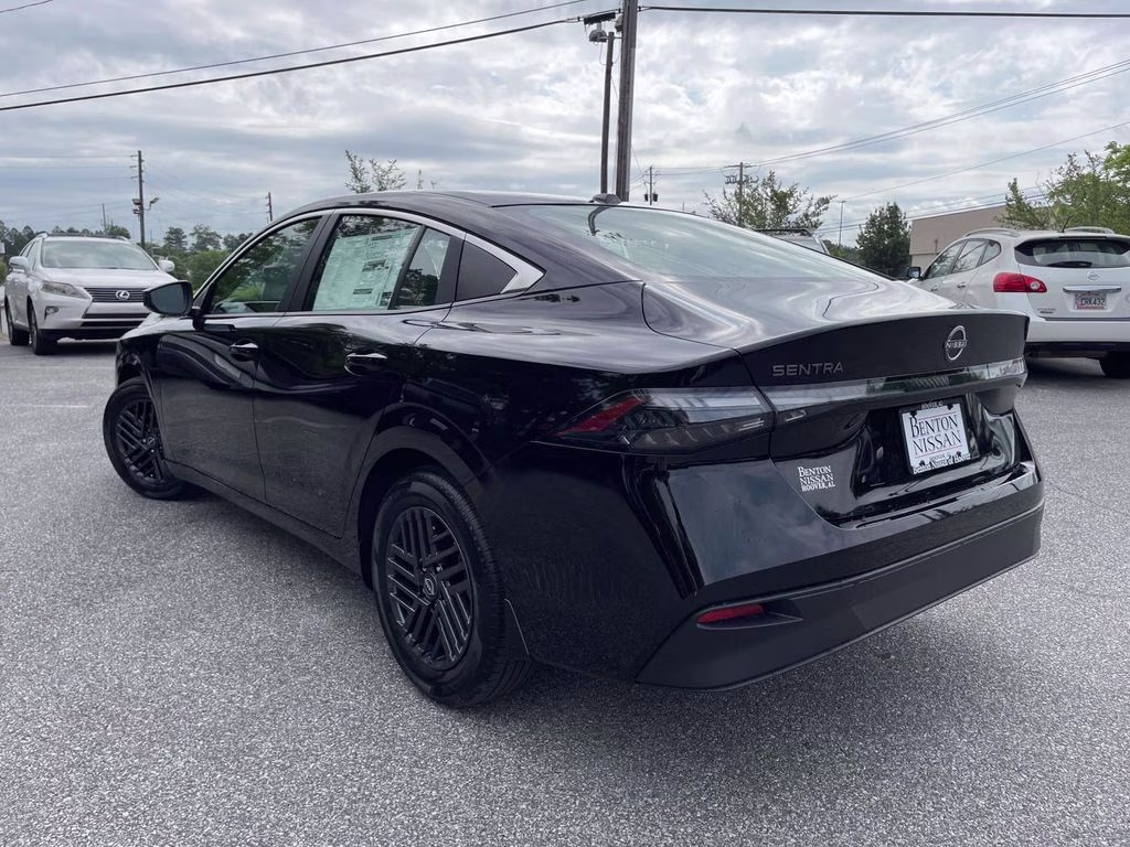 2026 Super Black Nissan Sentra SV FWD Sedan