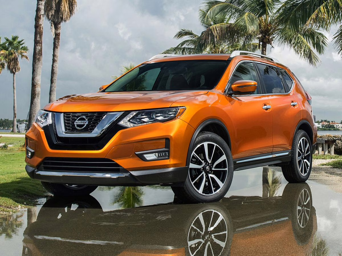 2017 Caspian Blue Nissan Rogue SV FWD SUV