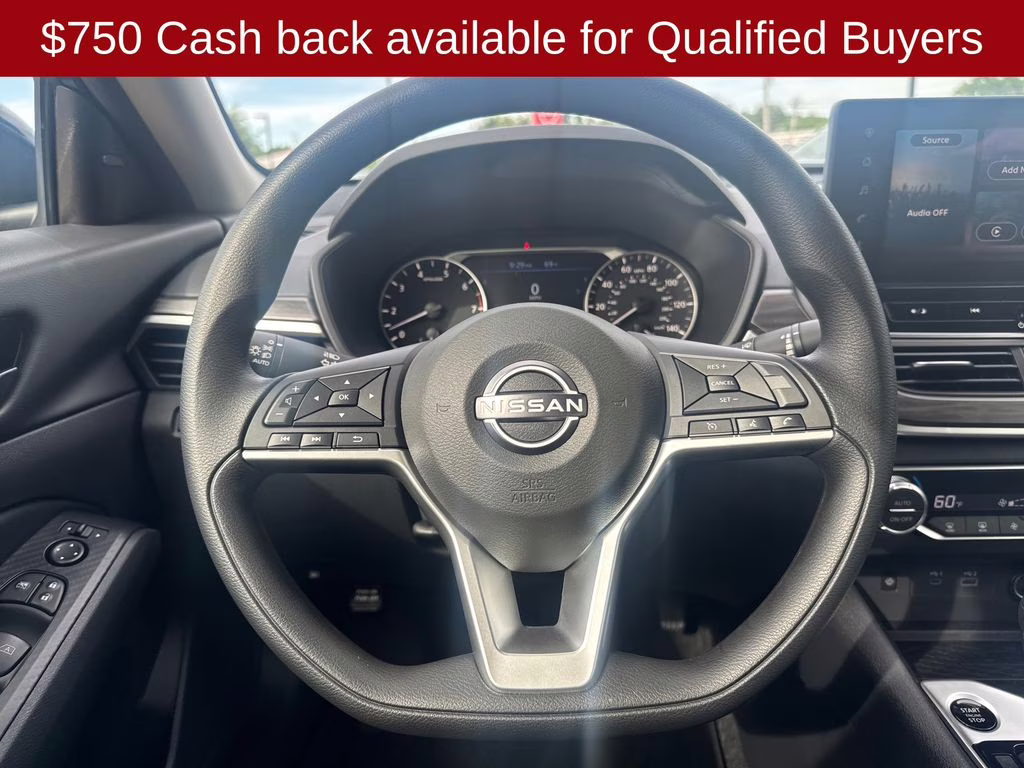 2026 Super Black Clearcoat Nissan Altima 2.5 SV FWD Sedan