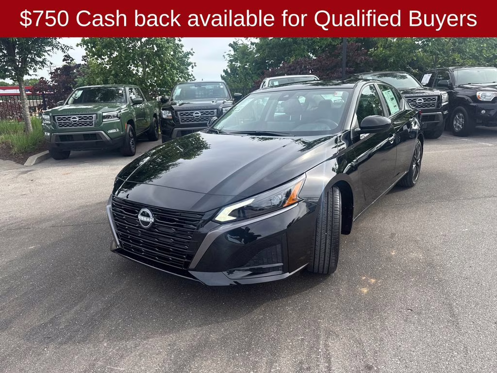 2026 Super Black Clearcoat Nissan Altima 2.5 SV FWD Sedan