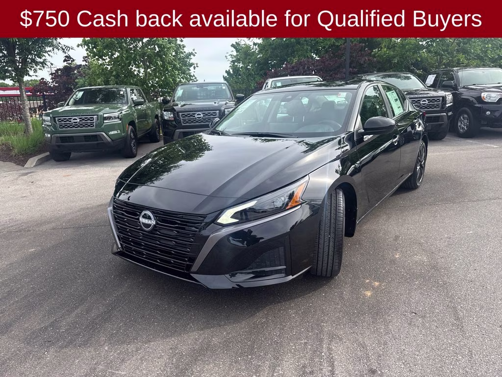 2026 Super Black Clearcoat Nissan Altima 2.5 SV FWD Sedan