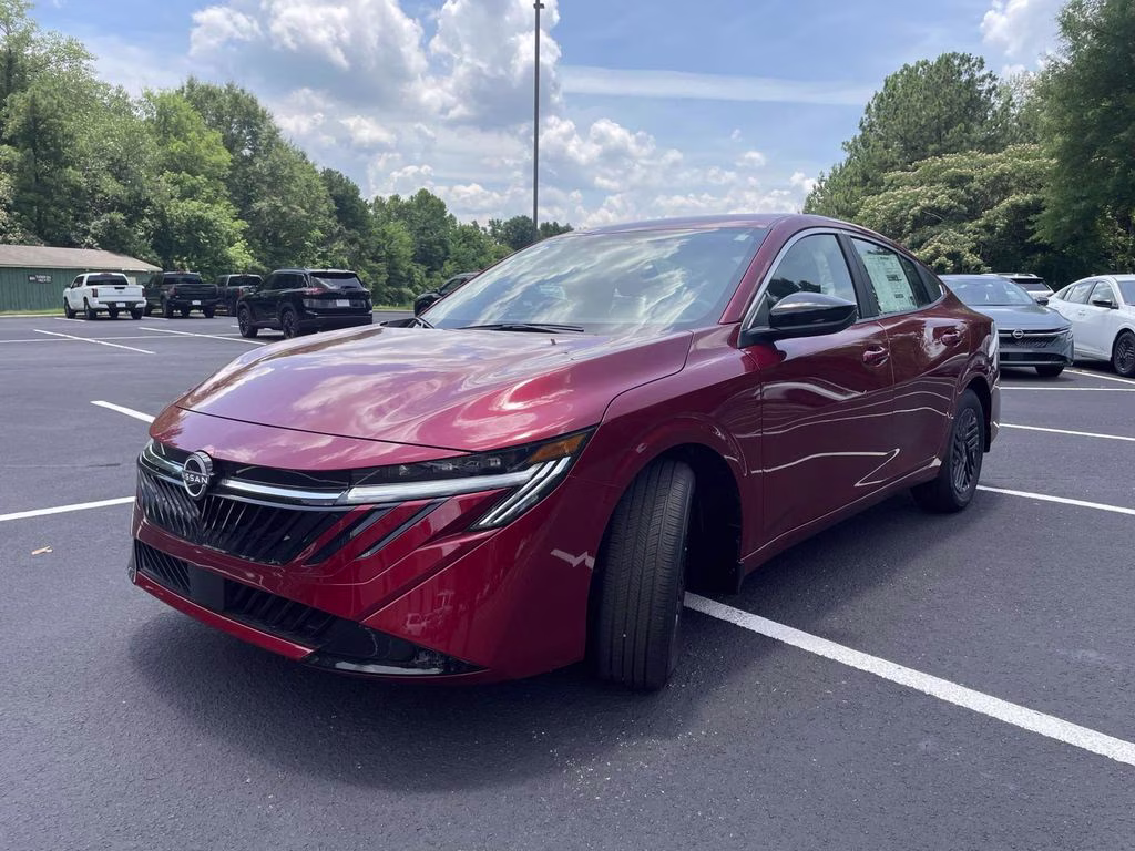 2026 Scarlet Ember Tintcoat Nissan Sentra SV FWD Sedan