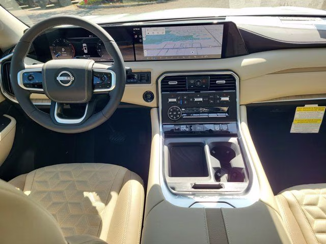 2026 Everest White Pearl/Black Nissan Armada Platinum Reserve 4X4 SUV