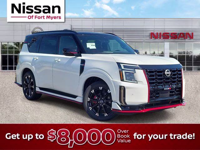 2026 Everest White Pearl/Black Nissan Armada NISMO 4X4 SUV