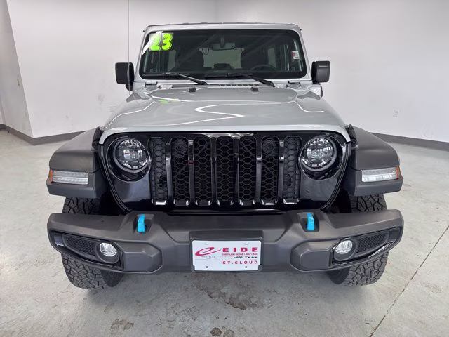 2023 Silver Zynith Clearcoat Jeep Wrangler Base 4xe 4X4 SUV