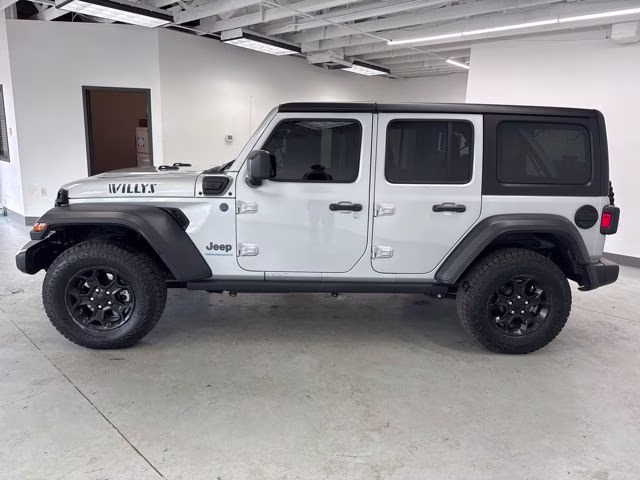 2023 Silver Zynith Clearcoat Jeep Wrangler Base 4xe 4X4 SUV