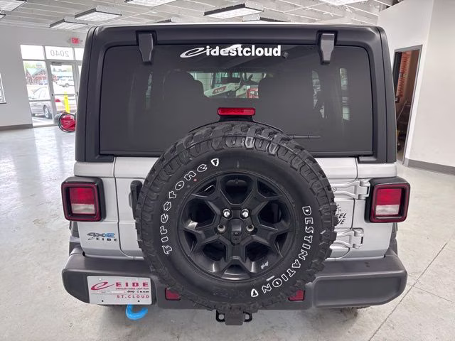2023 Silver Zynith Clearcoat Jeep Wrangler Base 4xe 4X4 SUV