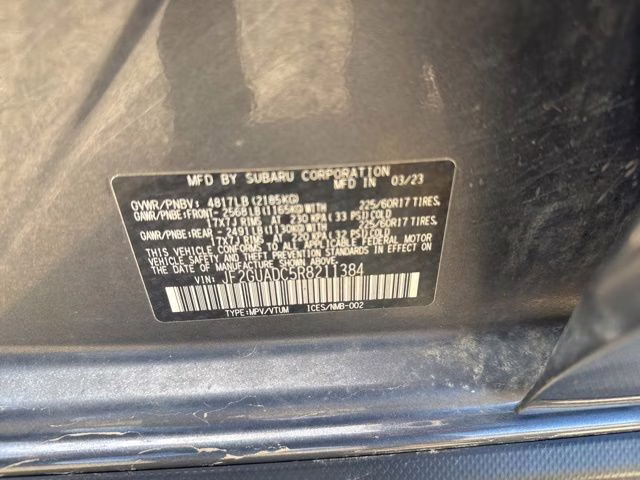2024 Charcoal Subaru Crosstrek Premium AWD SUV