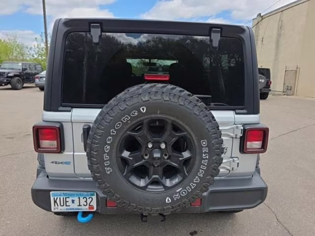 2023 Silver Zynith Clearcoat Jeep Wrangler Base 4xe 4X4 SUV
