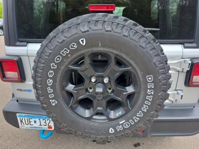 2023 Silver Zynith Clearcoat Jeep Wrangler Base 4xe 4X4 SUV