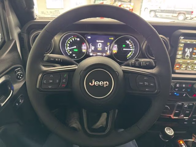 2023 Silver Zynith Clearcoat Jeep Wrangler Base 4xe 4X4 SUV