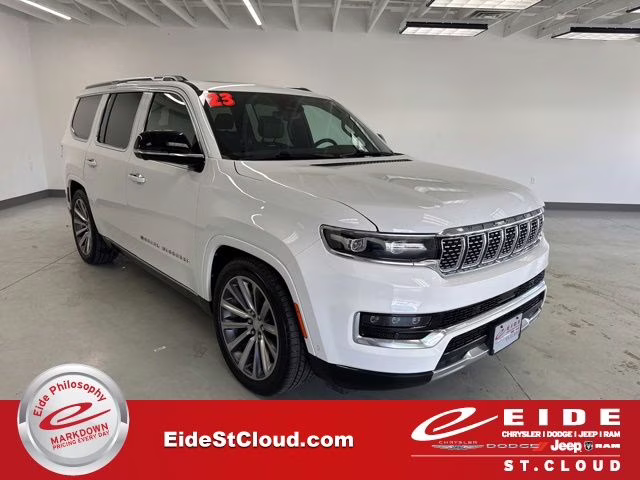 2023 Bright White Clearcoat Jeep Grand Wagoneer Series II 4X4 SUV