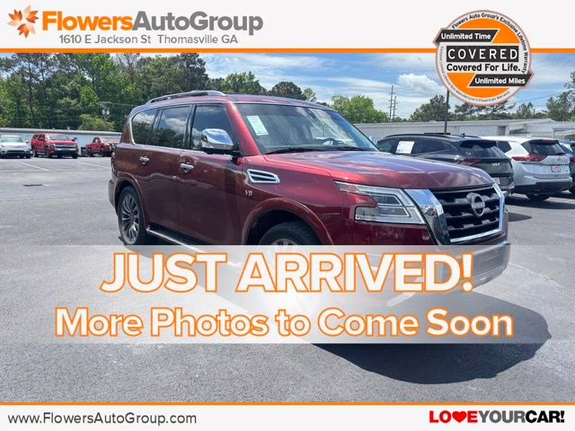 2022 Coulis Red Pearl Nissan Armada Platinum SUV