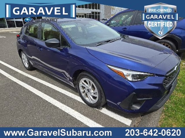 2024 Sapphire Blue Pearl Subaru Impreza Base AWD Hatchback